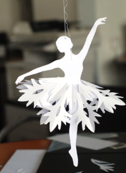 Снежинки-балеринки из фетра своими руками: поделка на Новый Год